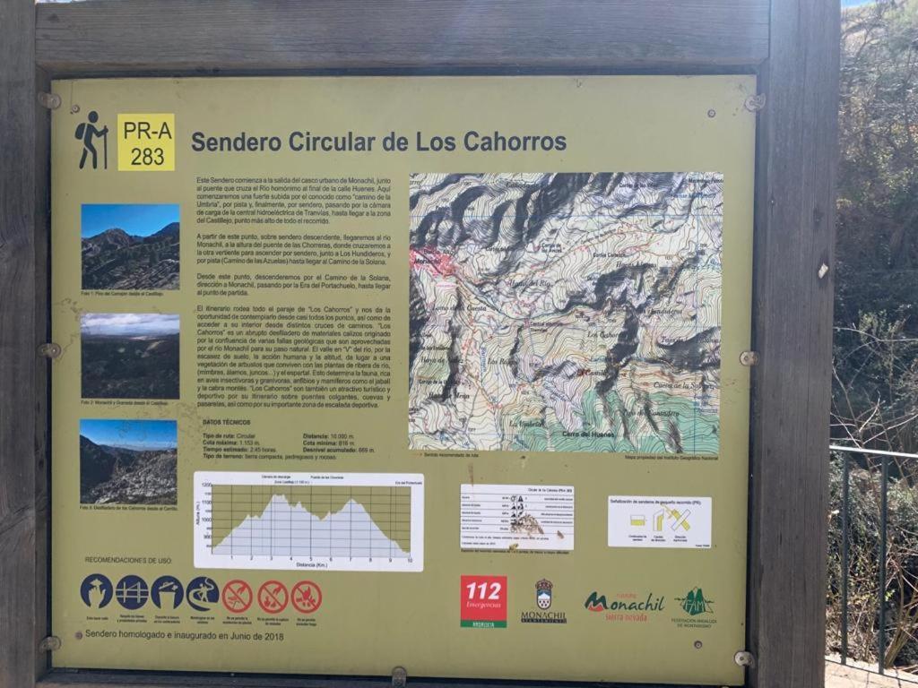 Apartamento Penas Blancas, Junto A Ruta De Los Cahorros, Monachil. Εξωτερικό φωτογραφία
